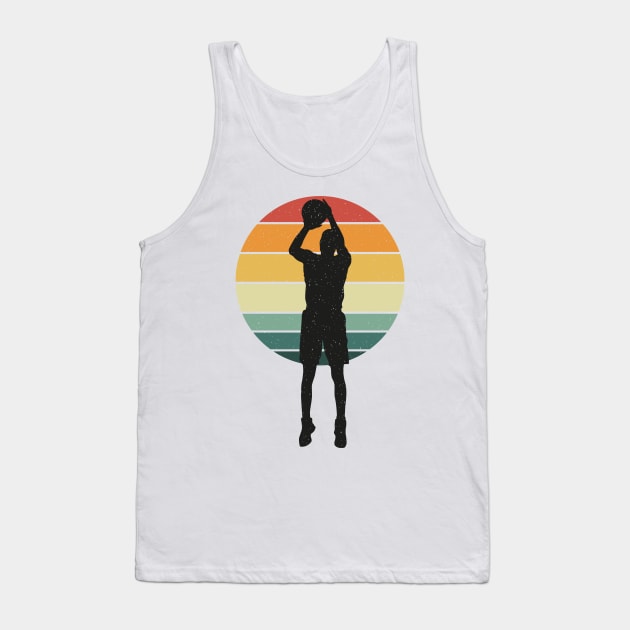 Basketball Vintage Tank Top by Tesszero